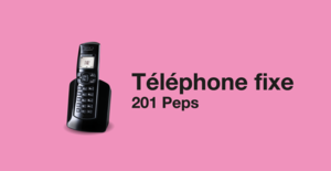Téléphone fixe 201 Peps