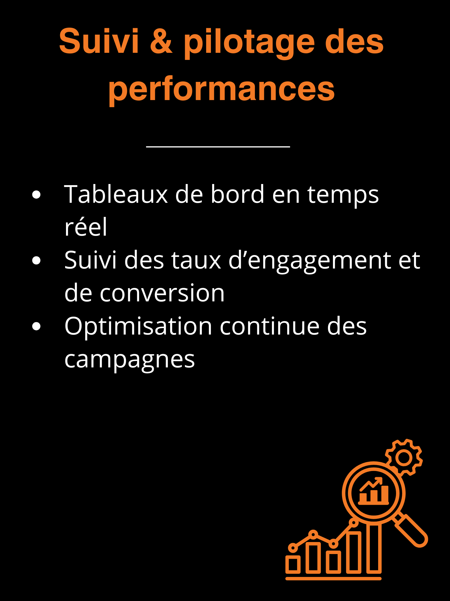 Suivi & pilotage des performances